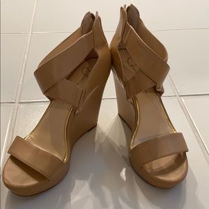 Tan wedges